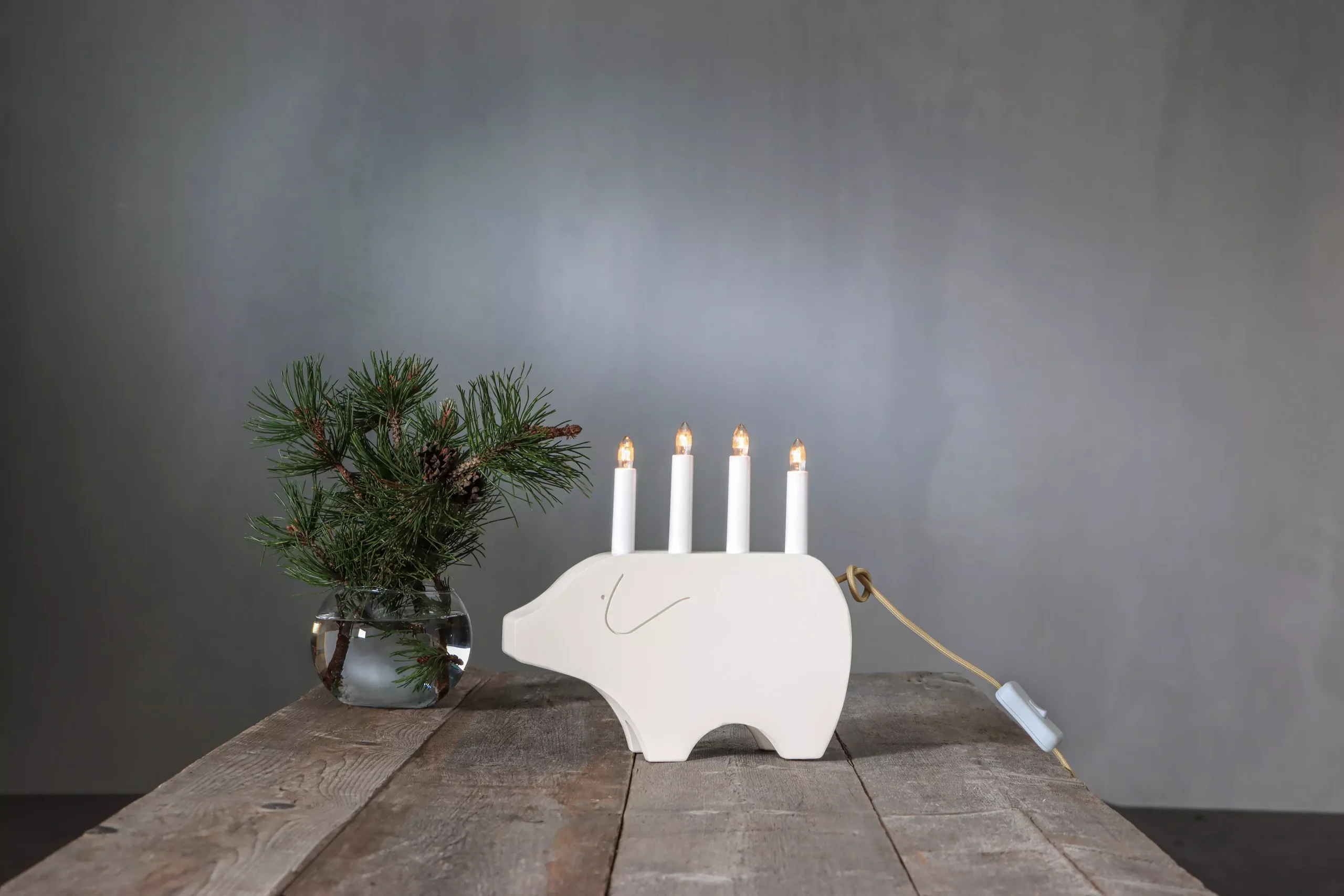 Ljusstake Gry höjd 28 cm