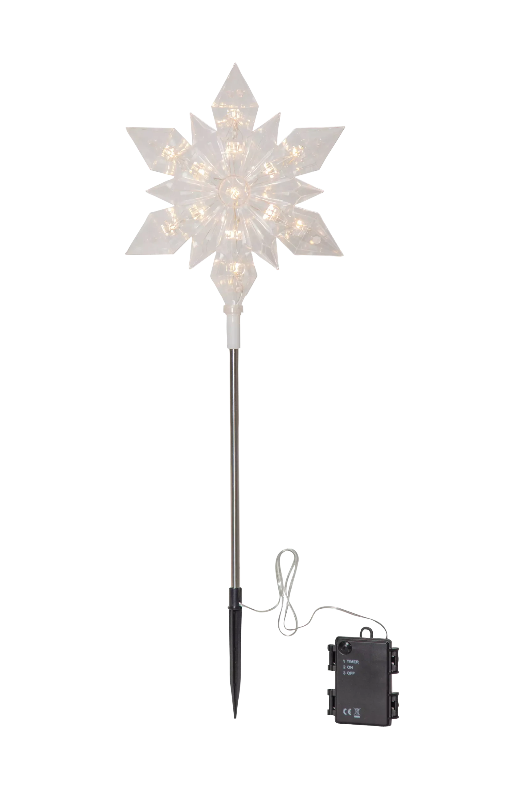 Utomhusdekoration Flocke höjd 48 cm