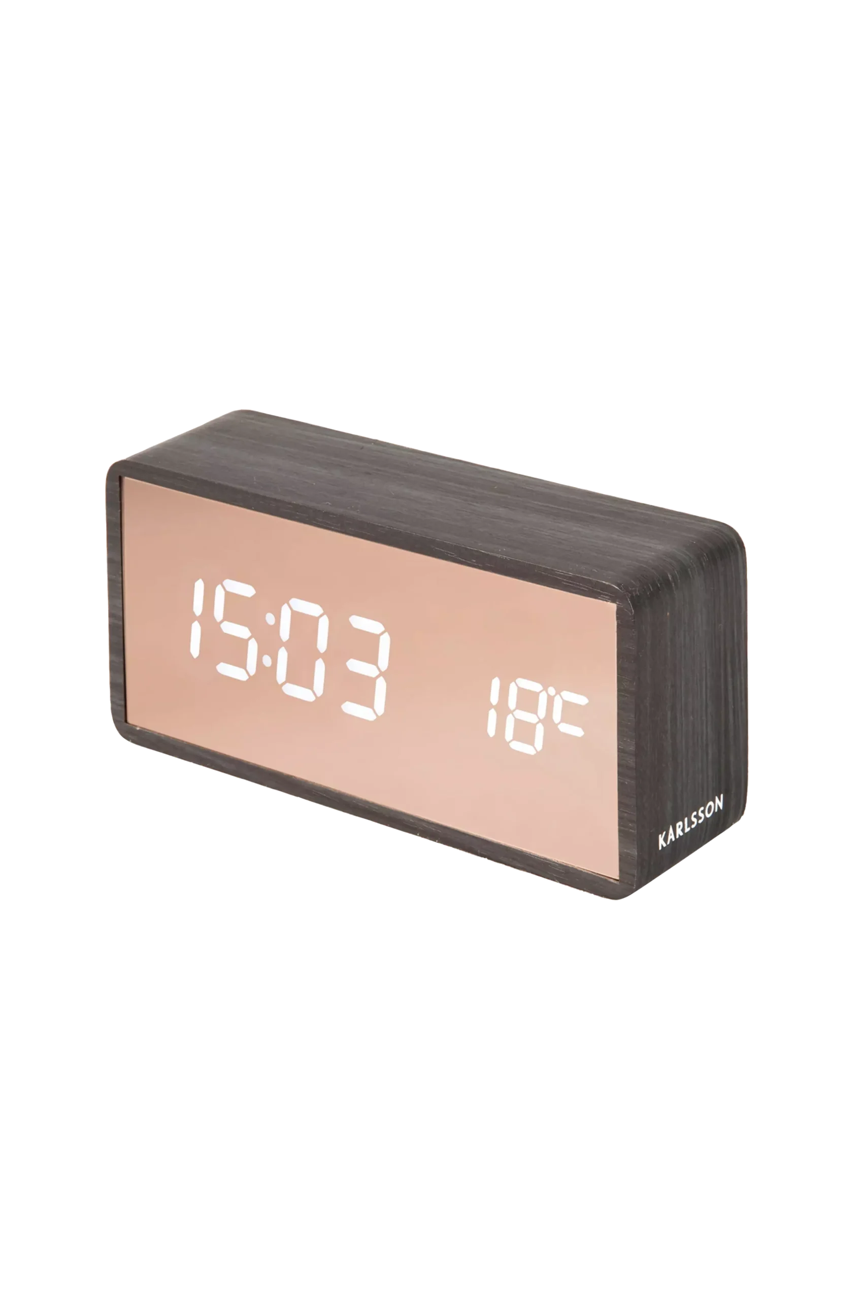 Väckarklocka Copper Mirror LED