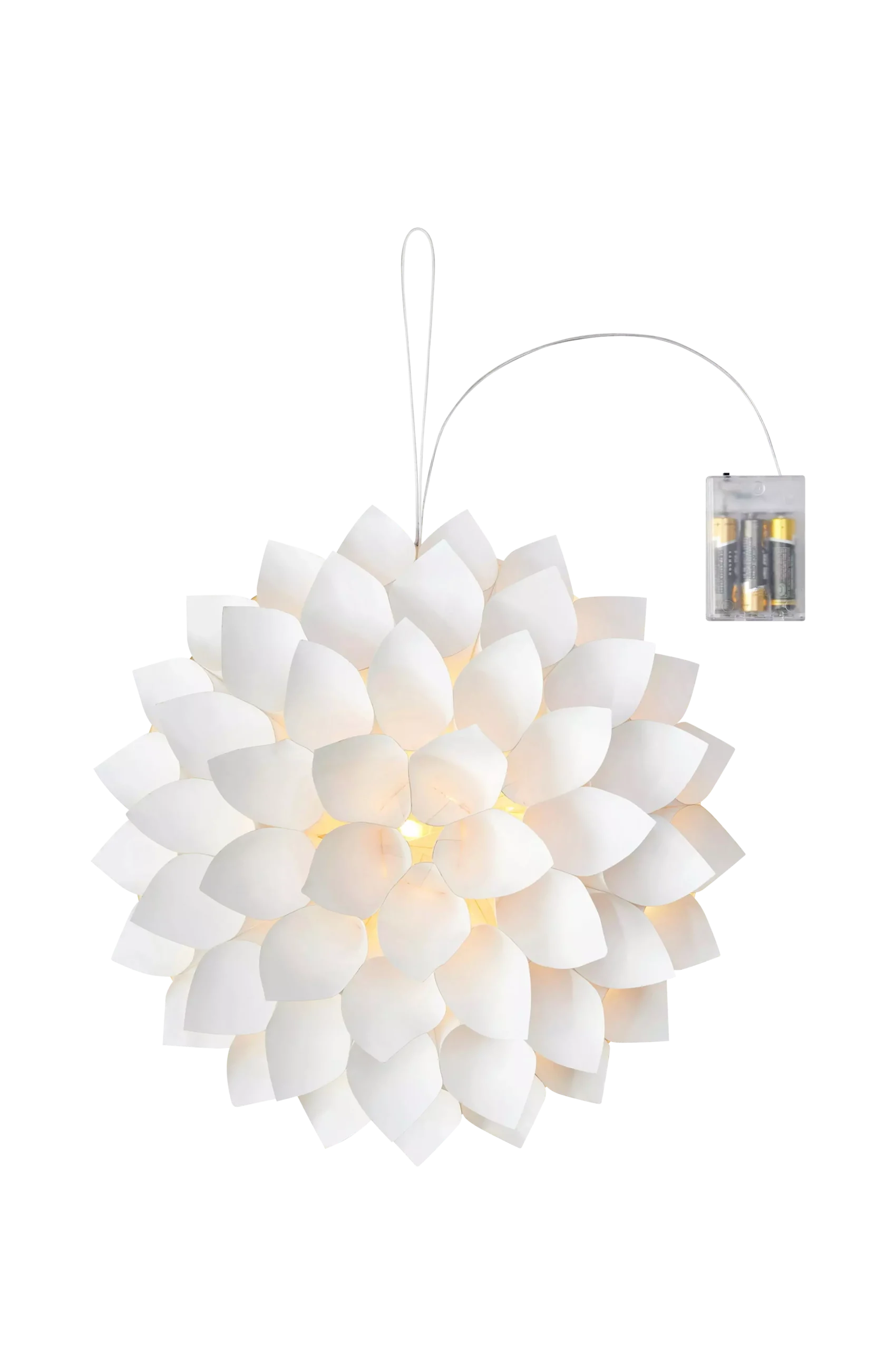 Vägg- och bordsdekoration Dahlia 35cm Batteridriven