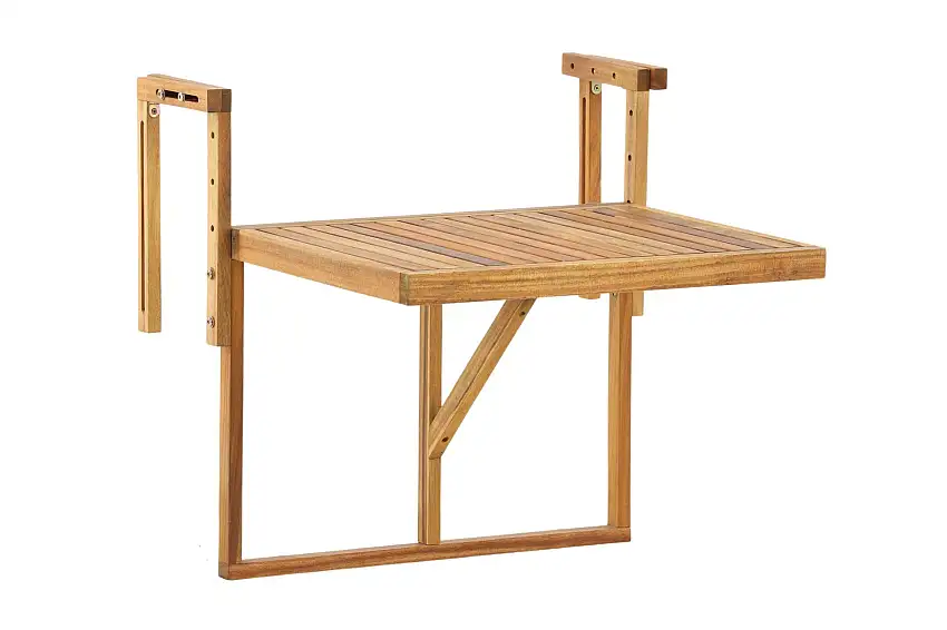 Comfort Garden Marion Balkongbord Utomhus 60x45 cm Trä/Natur