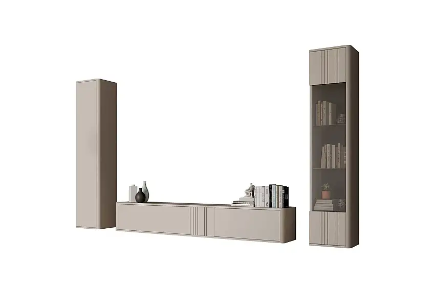 Zalricus Möbelset För Vardagsrum Beige