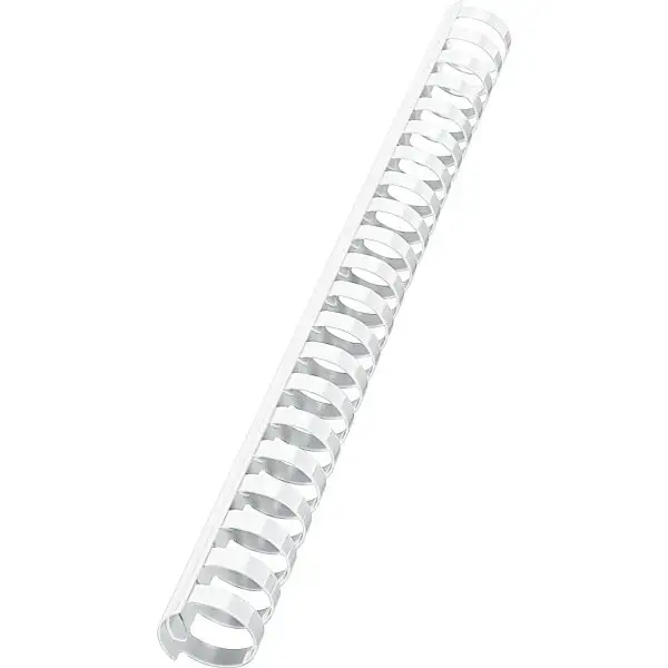Fellowes spiralrygg i plast, A4, 38 mm, vit
