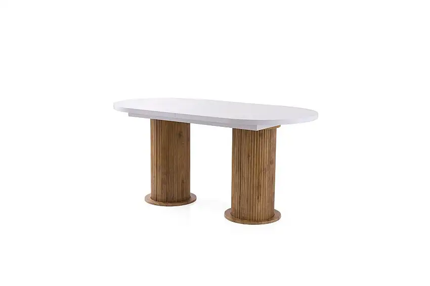 Samtens Matbord 180 cm Oval Vit