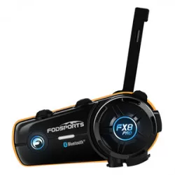 Fodsports FX8 Pro motorcykel intercom (svart)