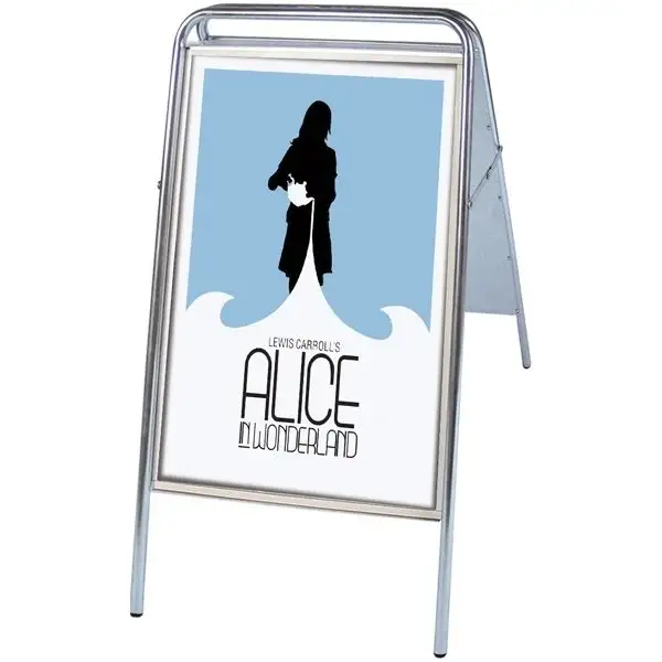 Gatuskylt Expo Sign, 70x100 cm, Silver