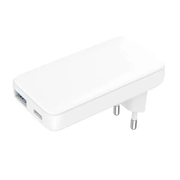 GEAR USB-C/USB-A platt laddare, 36W, 220V, vit
