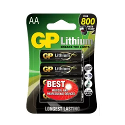 GP Batteri Lithium AA 1,5V 4-Pack