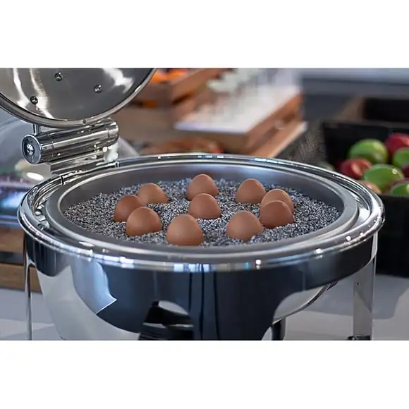 Granitflis till chafing dish för tex ägg 7kg APS