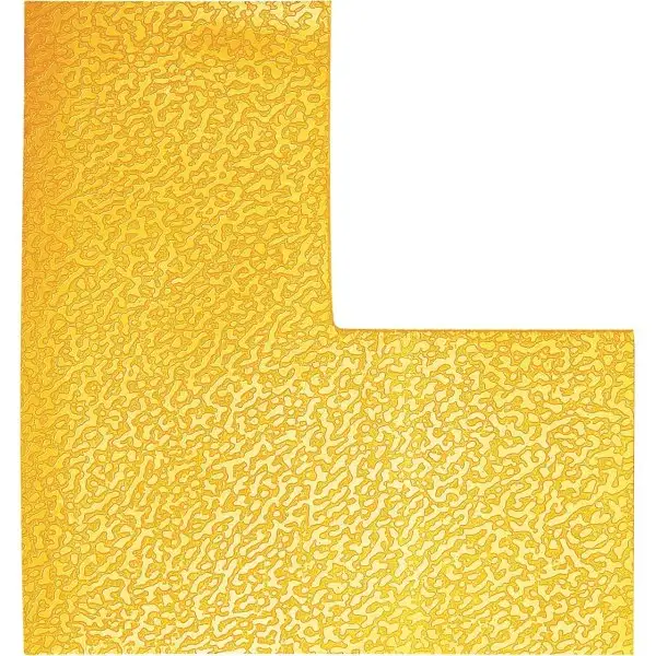 Golvmärkning Durable L-form Gul