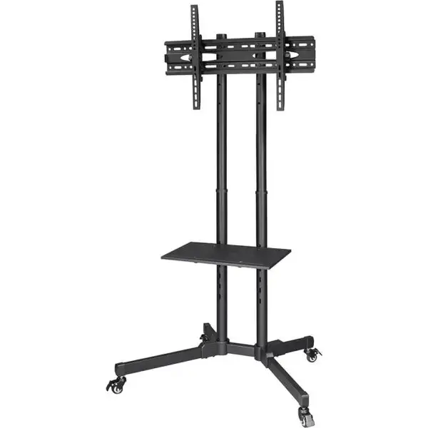 Hama 32-75" tv-stativ med hjul | Svart