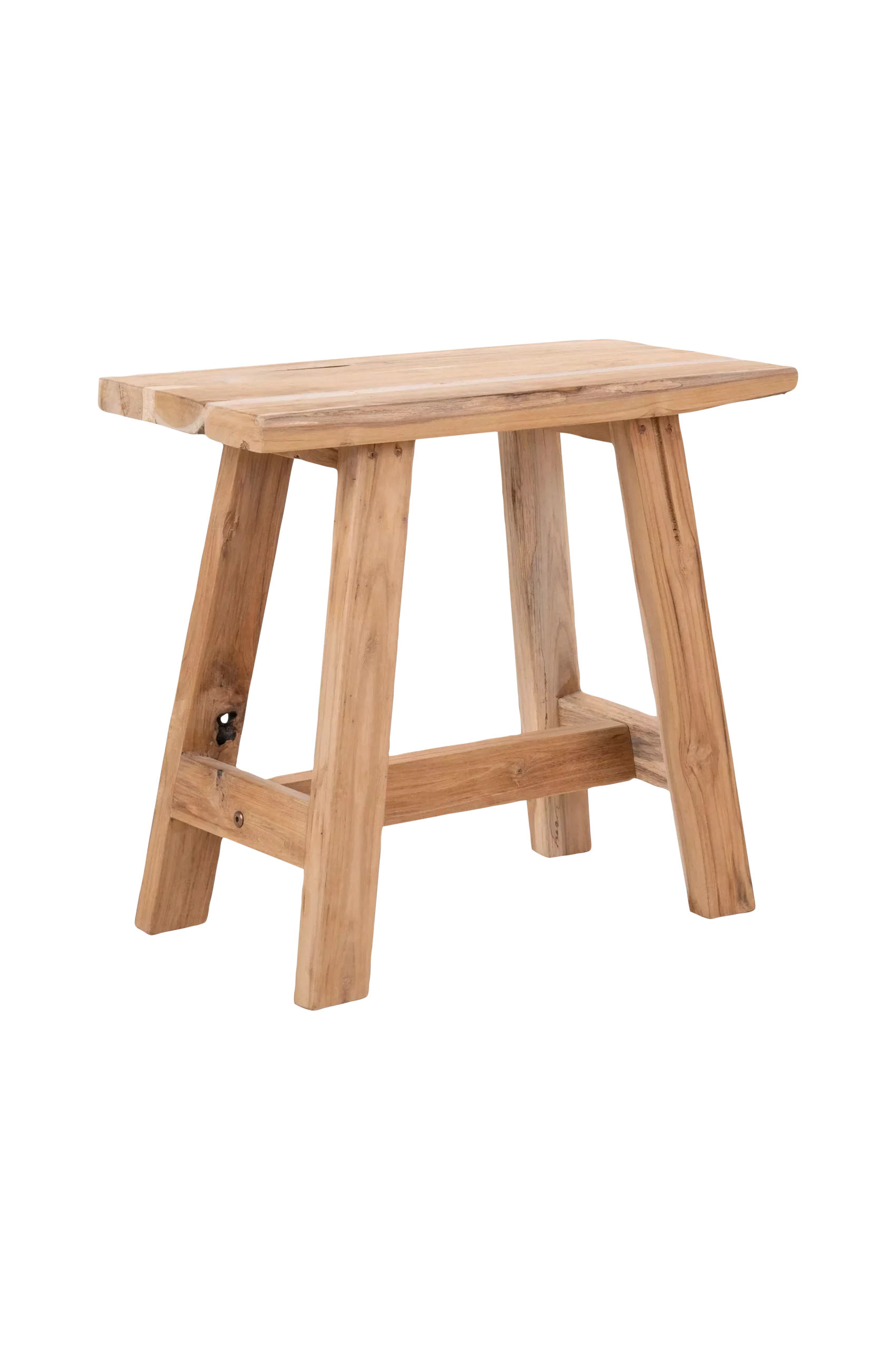 Bänk Barcelona, teak, 50x25xh45 cm