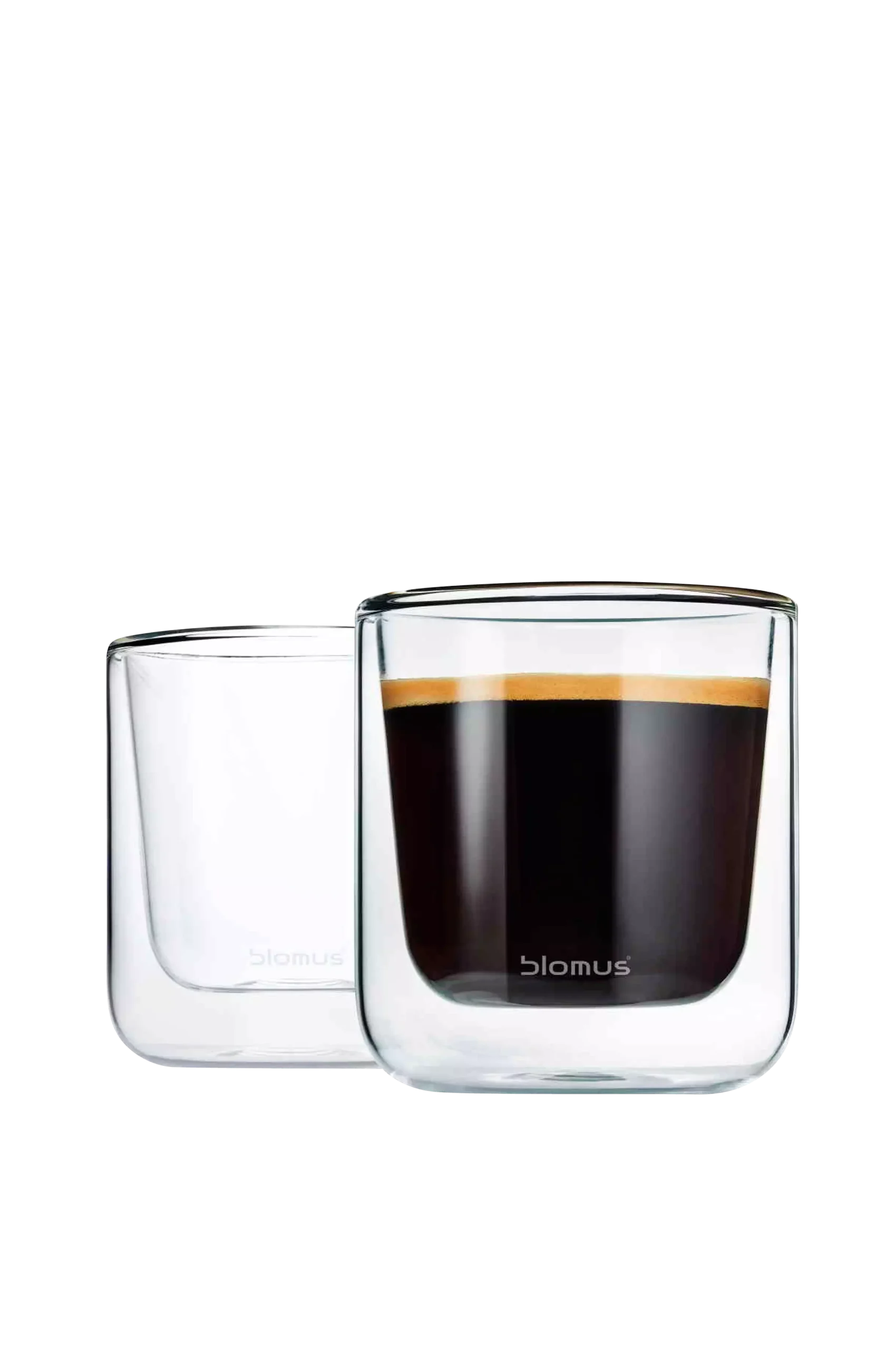 Espressoglas Nero 200 ml 2 pack