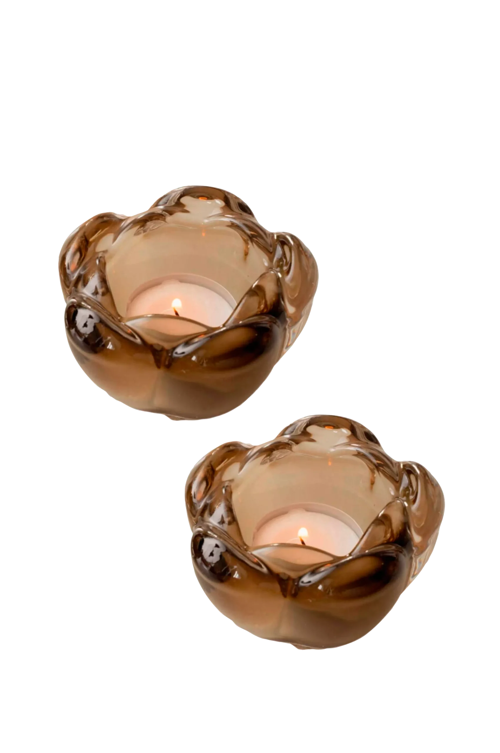 Ljusstake Holly Sand 2-p