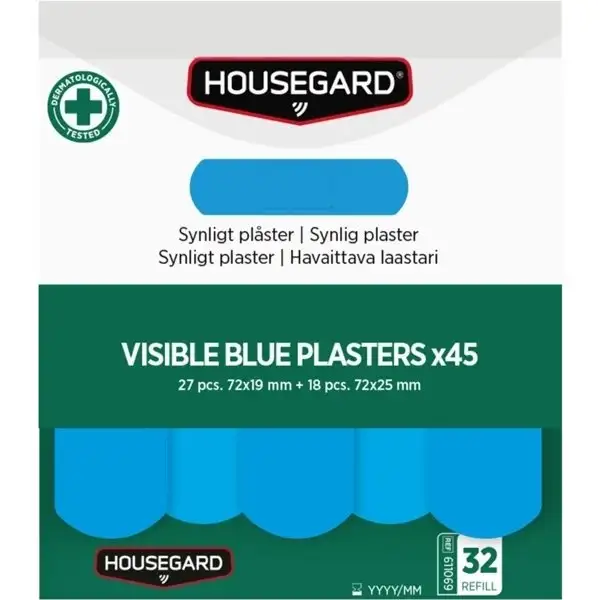 Housegard Spårbara plåster 2x45 st