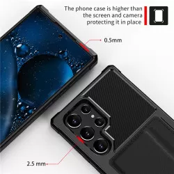INF Skyddande Samsung S9 Plus-telefonfodral med korthållare