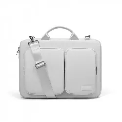 INF Snygg 14-tums MacBook Laptopväska - Grå Oxfordtyg