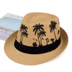 INF Snygg solhatt i raffia för sommaren