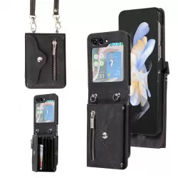 INF Z Flip3 Retro Crossbody stöldskyddskorthållare för Samsung