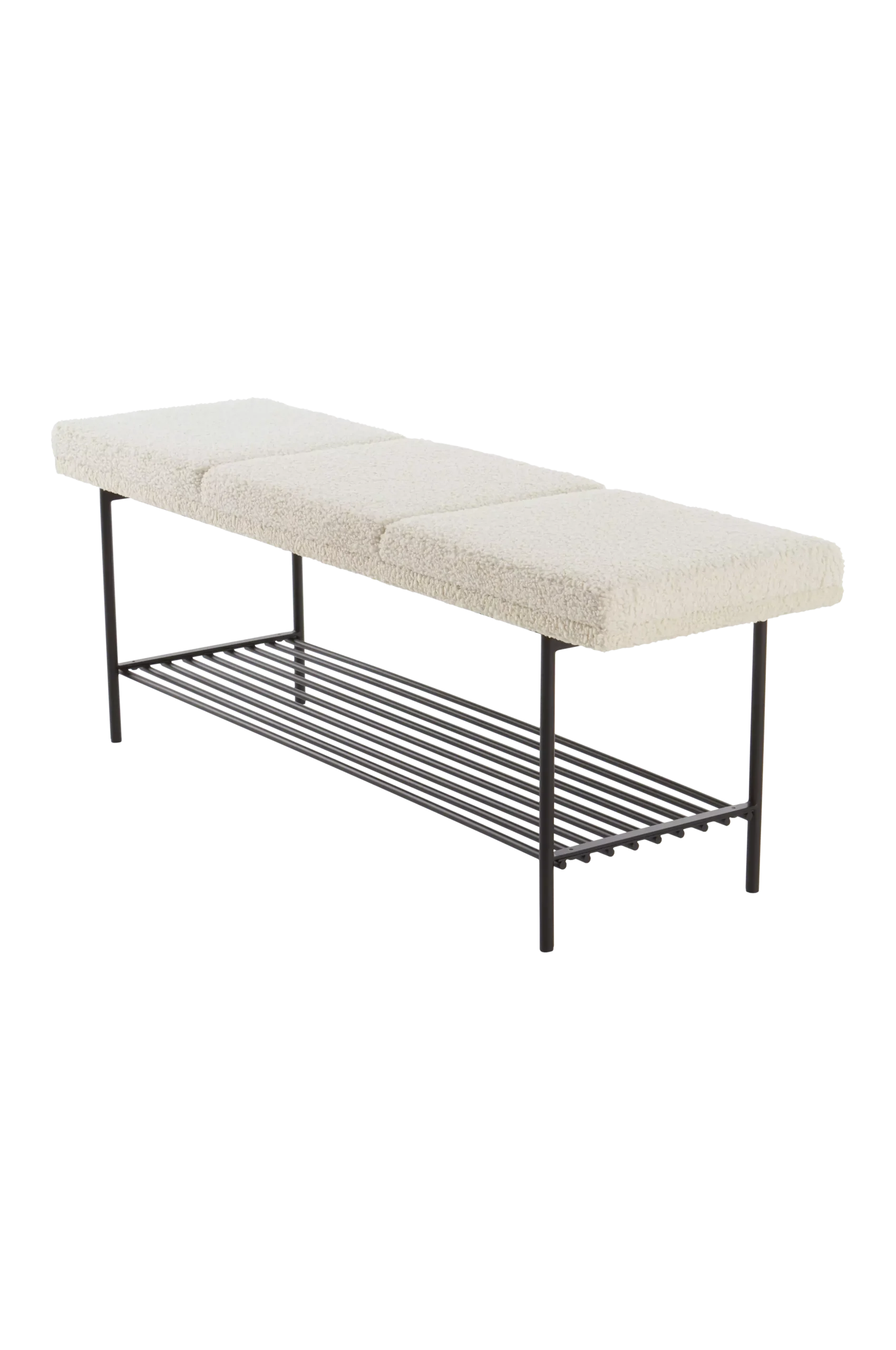 BARKLY bänk med skohylla 140 cm
