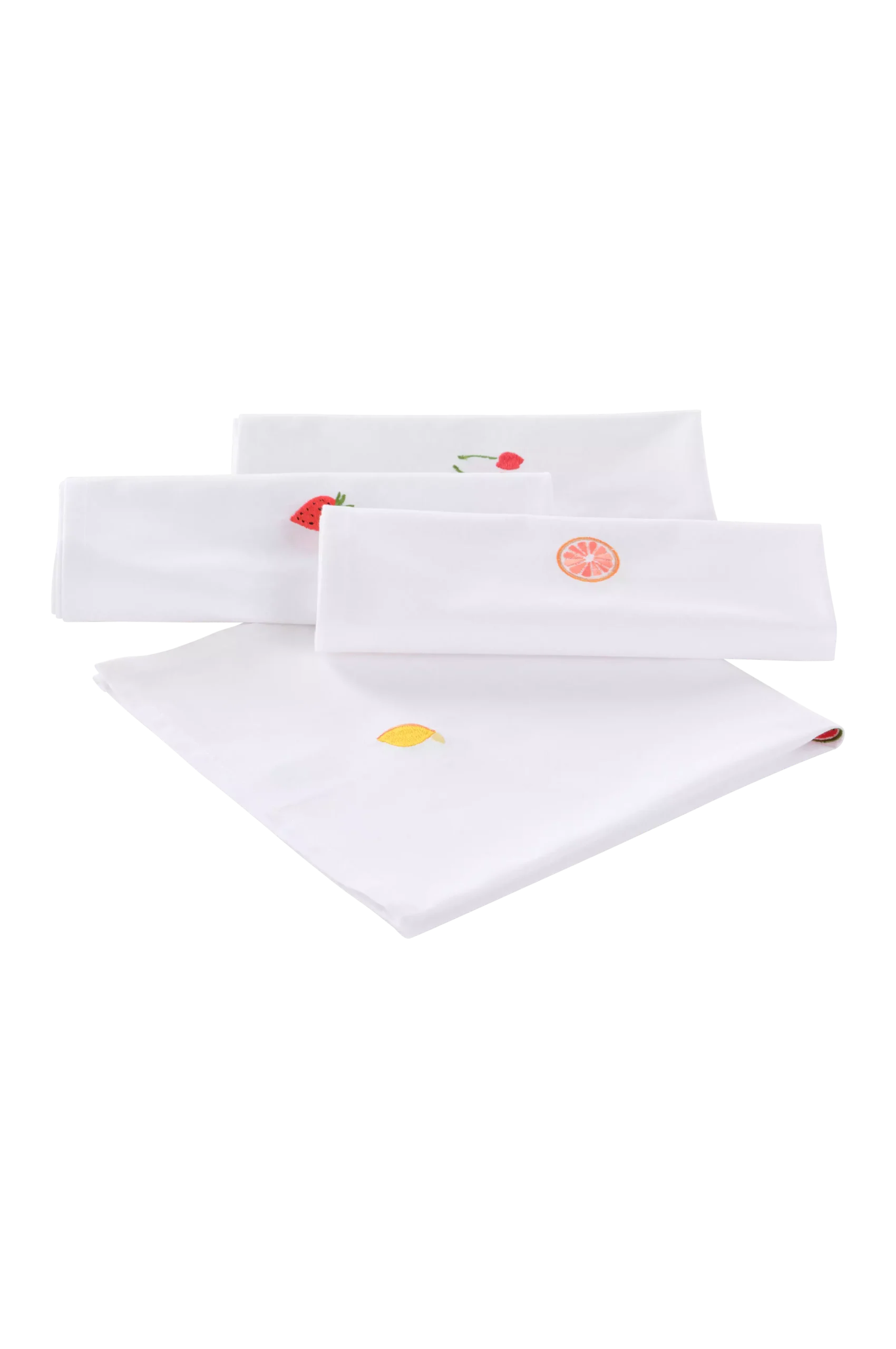CILIA broderad servett 4-pack