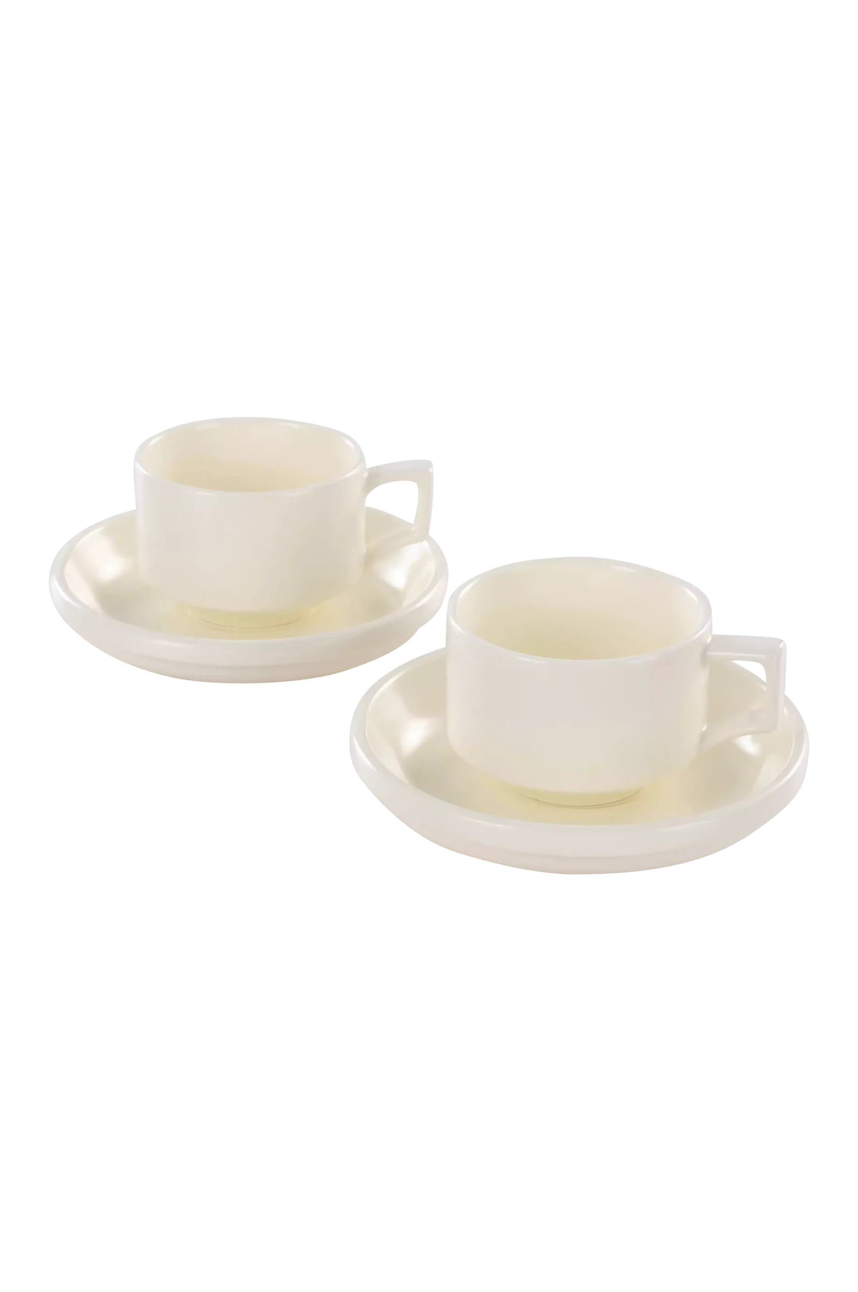 THELMA kaffekopp med assiett 2-pack