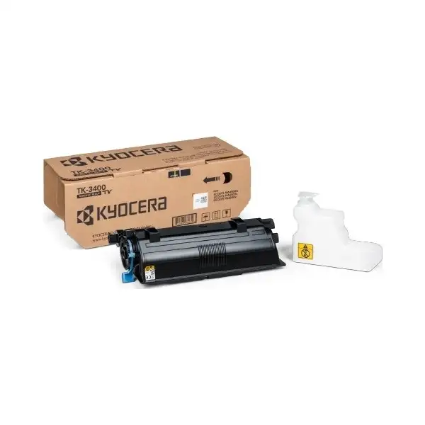 Kyocera TK-3400 lasertoner | svart | 12500 sidor