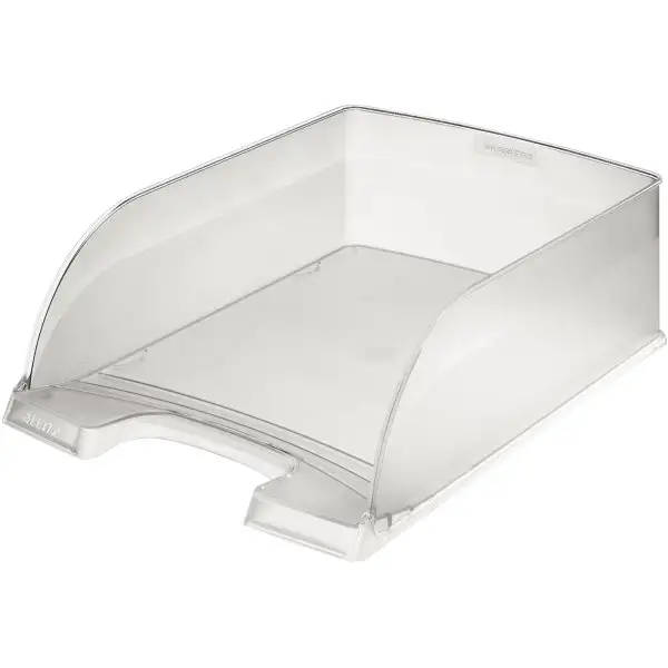 Leitz Plus Jumbo brevkorg, genomskinlig