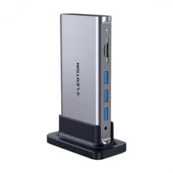 Lention dockningsstation AV USB-C grå