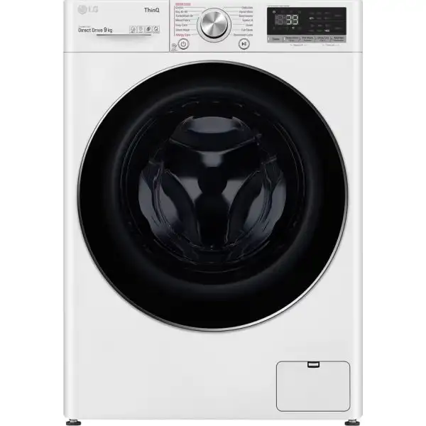 LG FV90VNS2QE tvättmaskin, 9 KG, vit