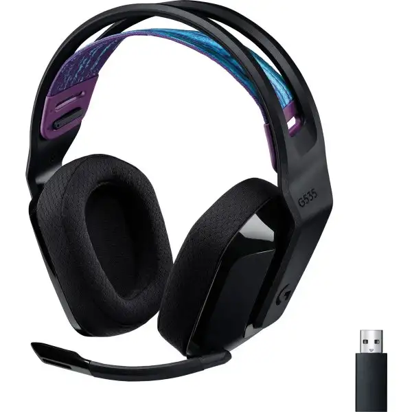Logitech G535 LIGHTSPEED trådlöst headset, svart
