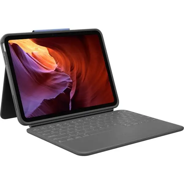 Logitech Rugged Folio iPad-fodral med tangentbord