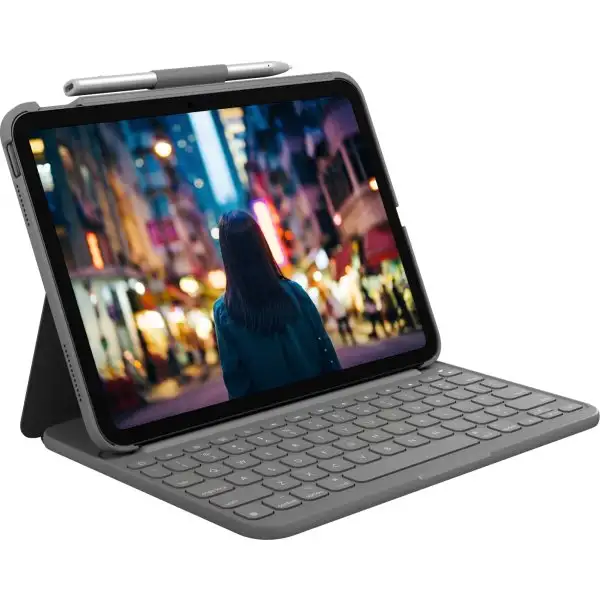 Logitech Slim Folio iPad-fodral med tangentbord