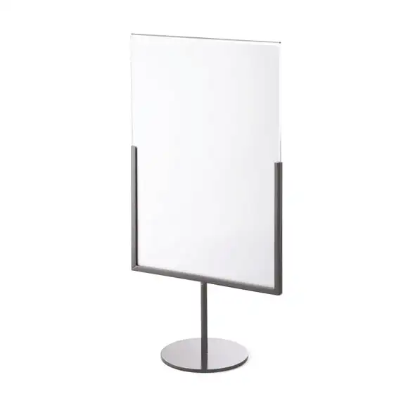 Menyhållare Lido A4 Mörkgrå inkl plexiglas