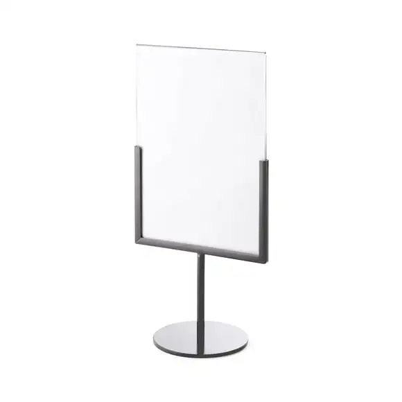 Menyhållare Lido A5 Mörkgrå inkl plexiglas