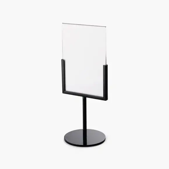 Menyhållare Lido A6 Svart inkl plexiglas