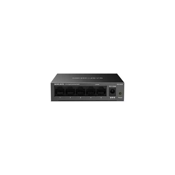 Mercusys 5-Port Gigabit Desktop Switch, svart