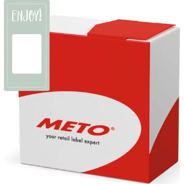 Meto Closure förseglingsetikett 5x10 cm | 500 st.