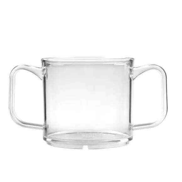 Mugg PET Progress 30cl med två handtag transparent Malko