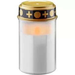 No-Name LED gravljus med timer, vitt