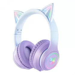 ONIKUMA B90 spelheadset (blå/lila)