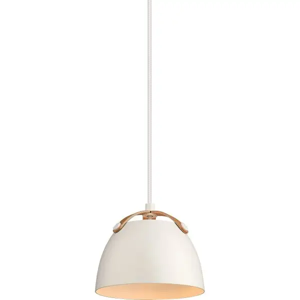 Oslo taklampa, Ø16, vit/ek
