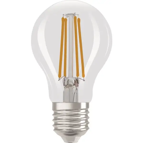 Osram LED Standardlampa klar E27, 6,5W=60W, dimbar