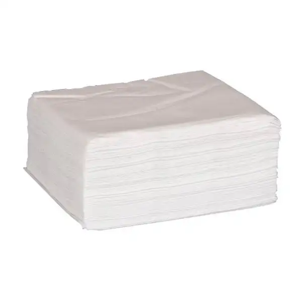 Pappersservett 1-lags 33x33 cm Vit 100 st