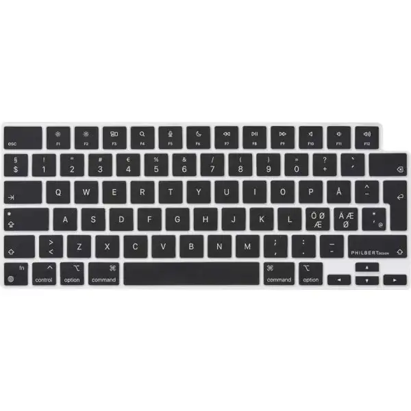 Philbert Keyboard Cover MacBook Pro/Air 13-14-16”