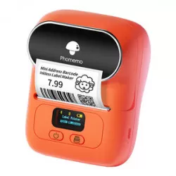 Phomemo M110 bärbar etikettskrivare (orange)