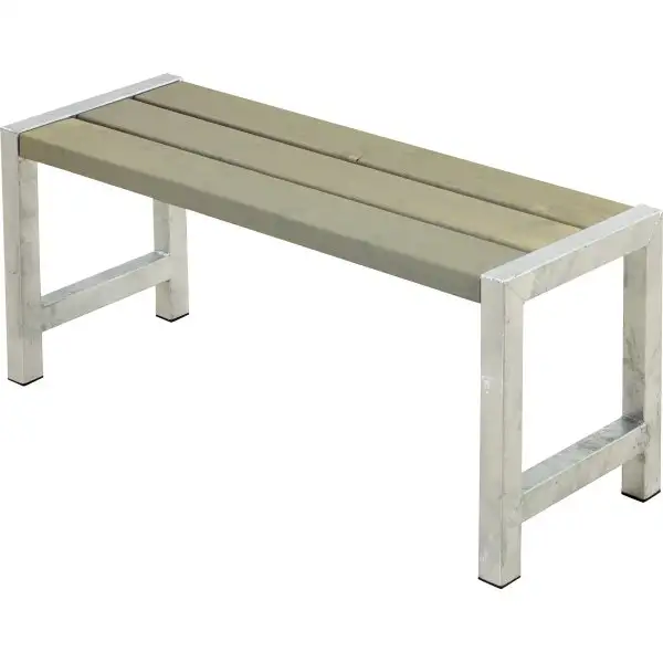 Plankbänk Plus Café L127 cm Gråbrun