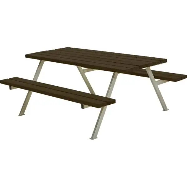 Plus Alpha bänkset, Svart, 177 cm
