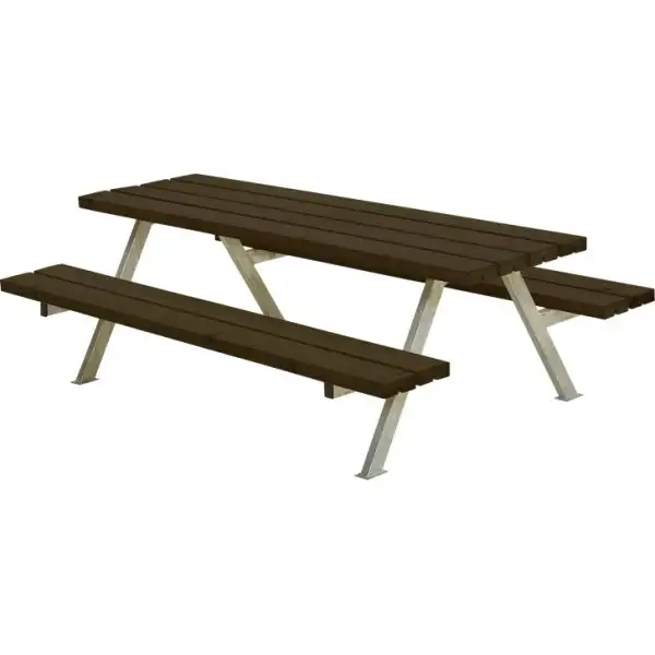 Plus Alpha Junior bänkset, Svart, 177 cm