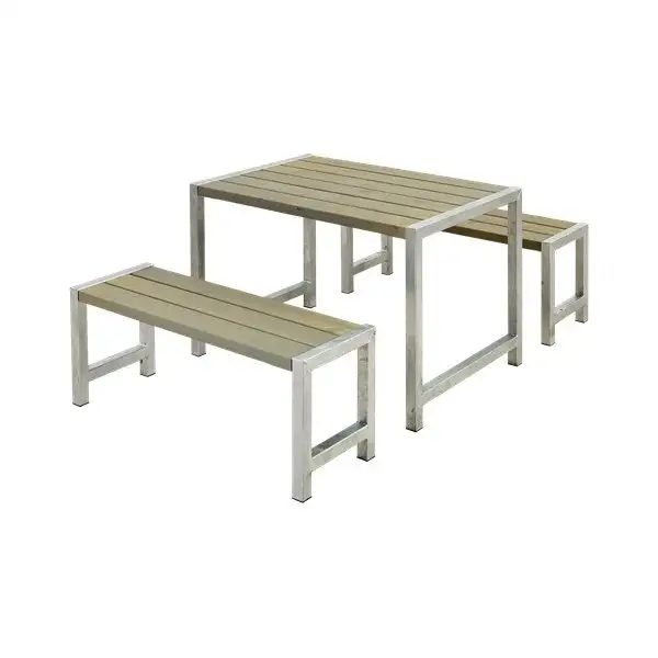 Plus Café plankset, L. 127 cm, Gråbrun
